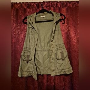 Maurices Khaki Utility Vest